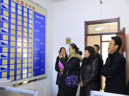 省高校公寓安全检查组对Beat365官网公寓管理给予高度评价