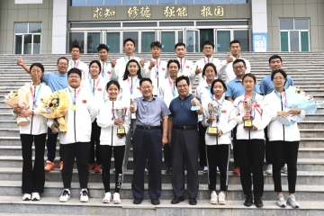 “1+3”党建模式、“体育强校、铸魂育人”红色品牌助力Beat365官网运动健儿再创佳绩