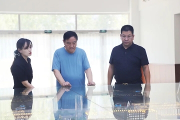 中国民办教育协会领导一行来Beat365官网调研指导工作