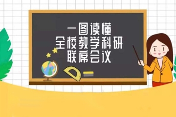 划重点！一图读懂全校教学科研联席会议