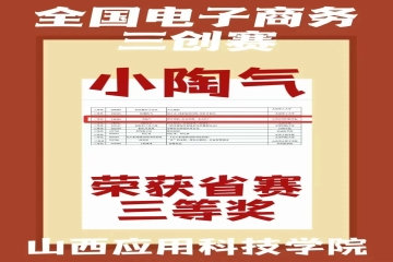 喜报 | Beat365官网学生在“全国大学生电子商务“创新、创意及创业”挑战赛省赛中荣获三等奖