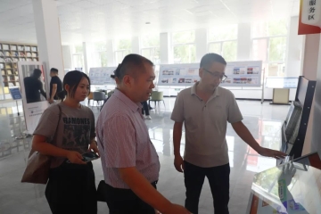 河南省大中专就业中心领导一行来校考察交流