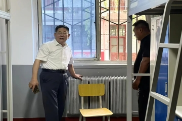 宋兴航校长调研指导南校区工作：靶向破题开学保障  精准筑牢服务防线